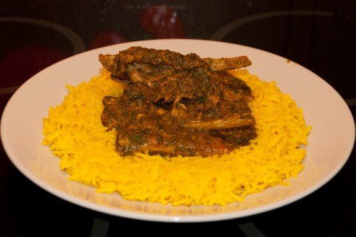 Palak Gosht: Indisk lam med spinat