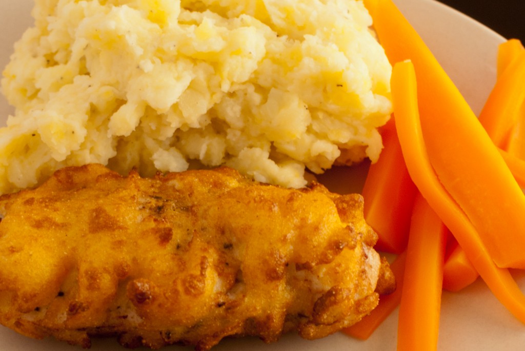 Frityrstekt kylling, med og uten Sous Vide CremaCafe