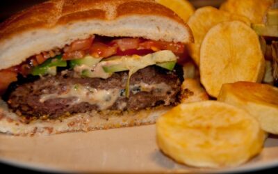 Elgburger med muggost