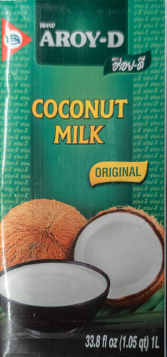 Kartong med Aroy-D kokosmelk, Original.